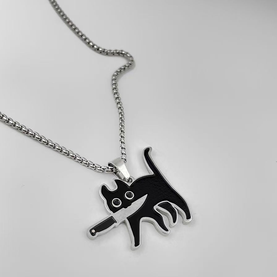 Mens Fashion Mullet - Hip Hop Fashion Knife Cat Long