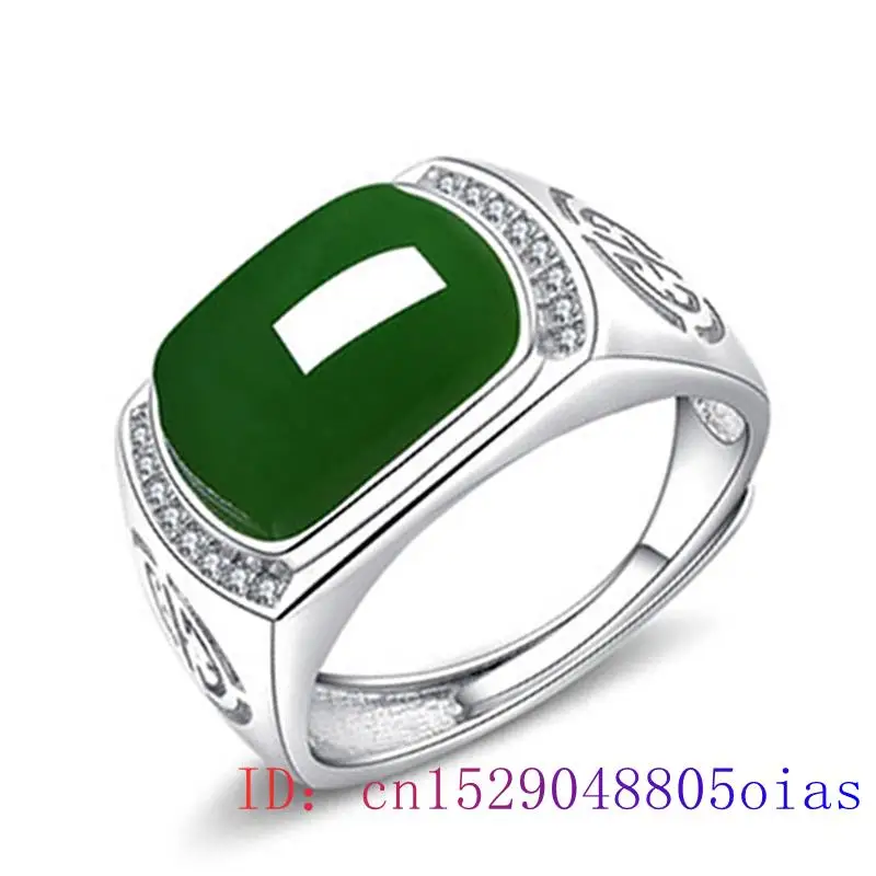 Men'S Fashion Rings - Xanh Ngọc Nhẫn Quà Tặng Nam