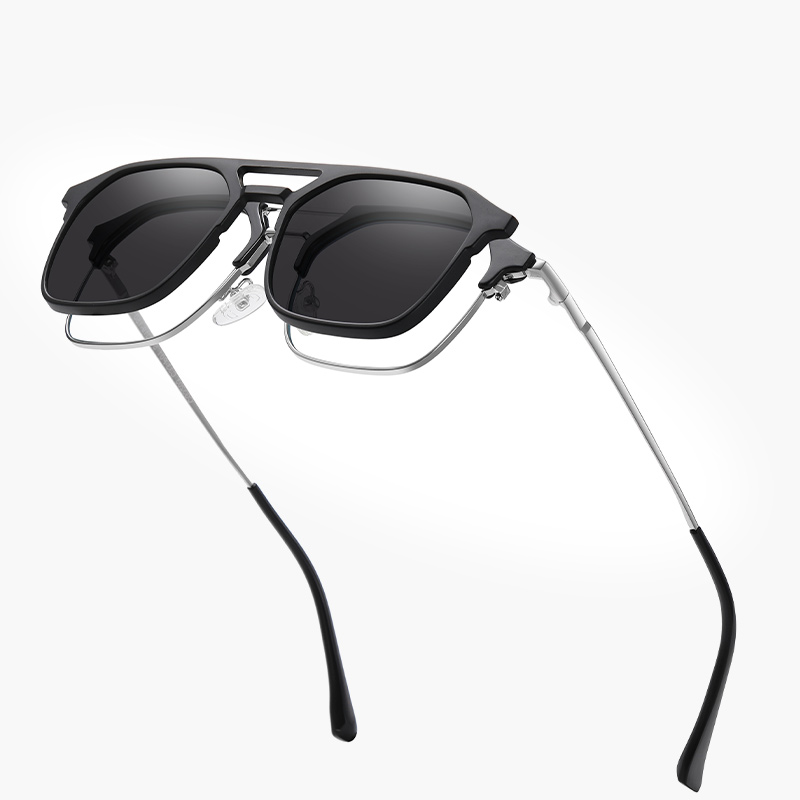 Men'S Fashion Model - Clip On Polarized Sun Glasses Man
