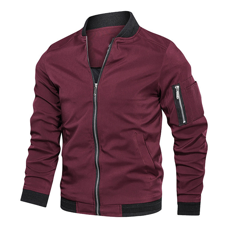 Windbreaker Men Zip - Spring Autumn Men's Windbreaker Jacket Casual