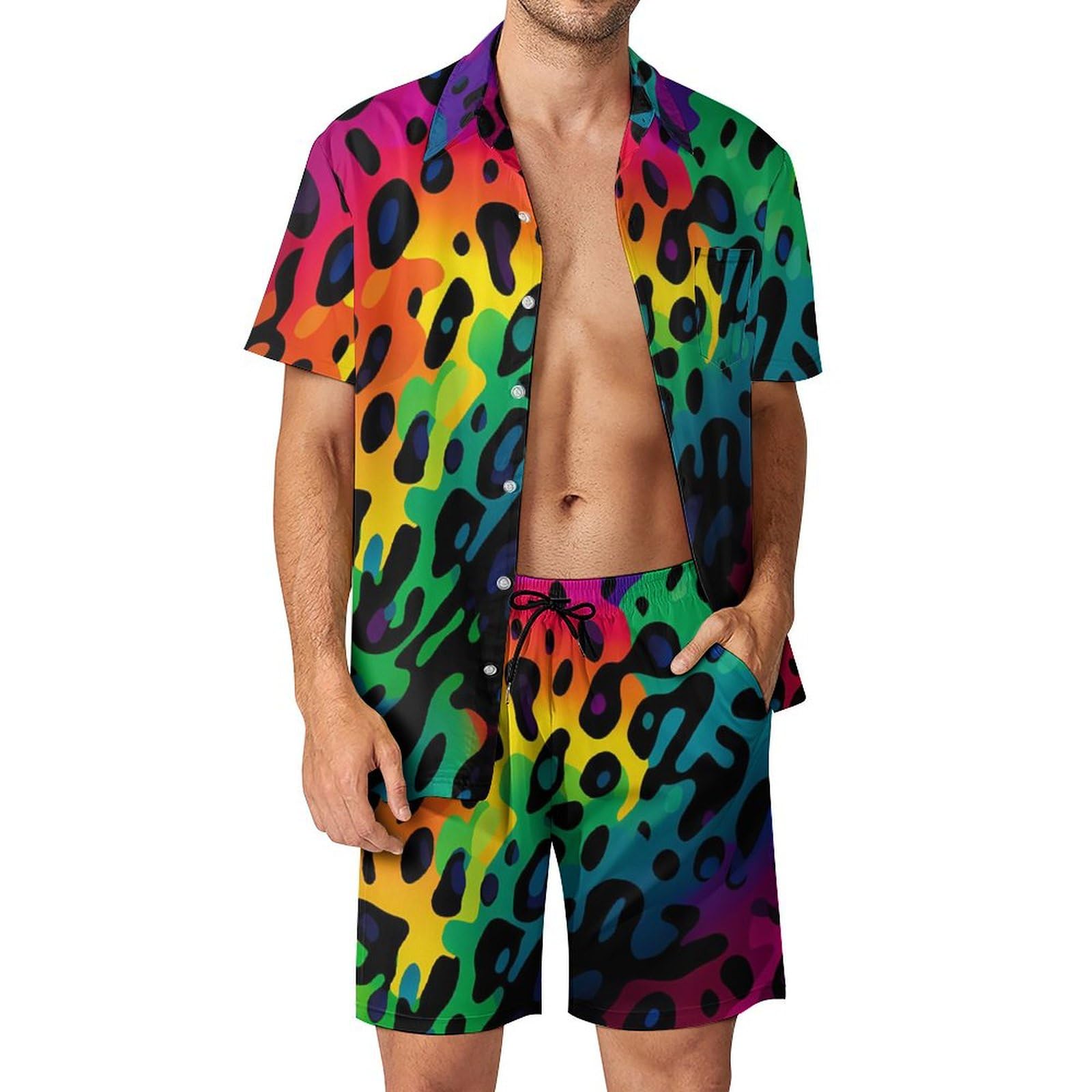 Queer Men'S Fashion - Summer Irregular Geometric 3D Print Men