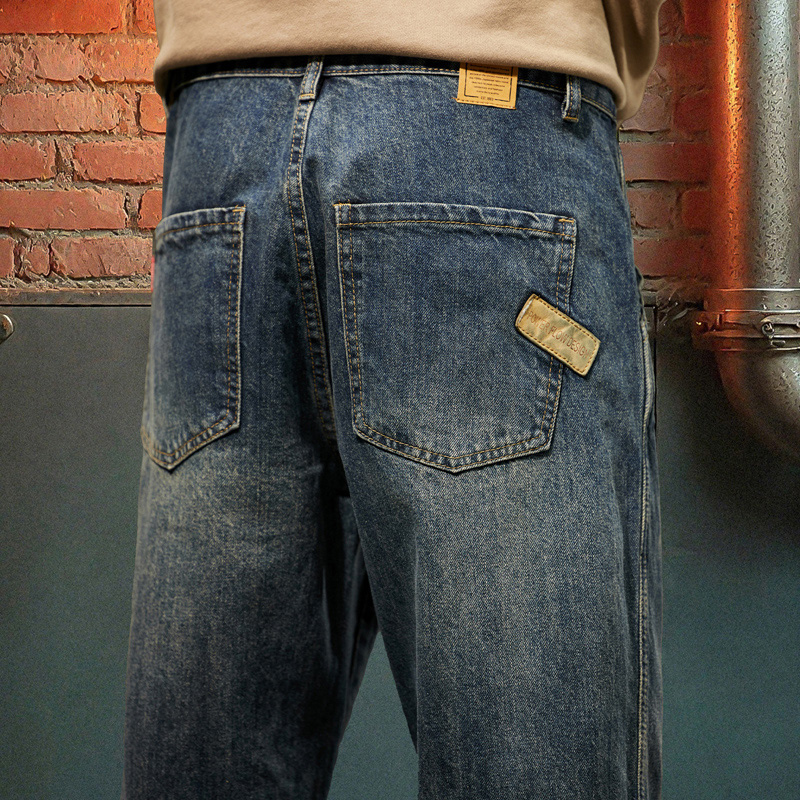 Men'S Fashion With Baggy Jeans - New Men's Loose Jeans Fashionable Outdoor