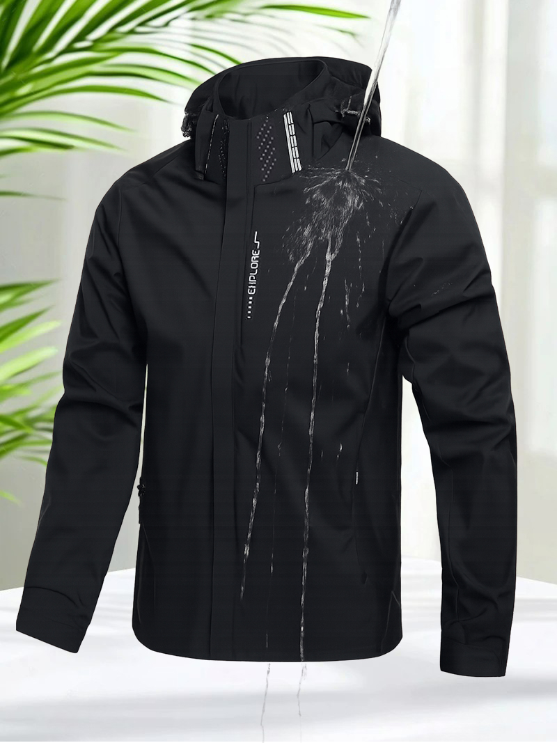 Windbreaker Men Zip - Waterproof Jacket Men Outdoor Windbreaker Jacket