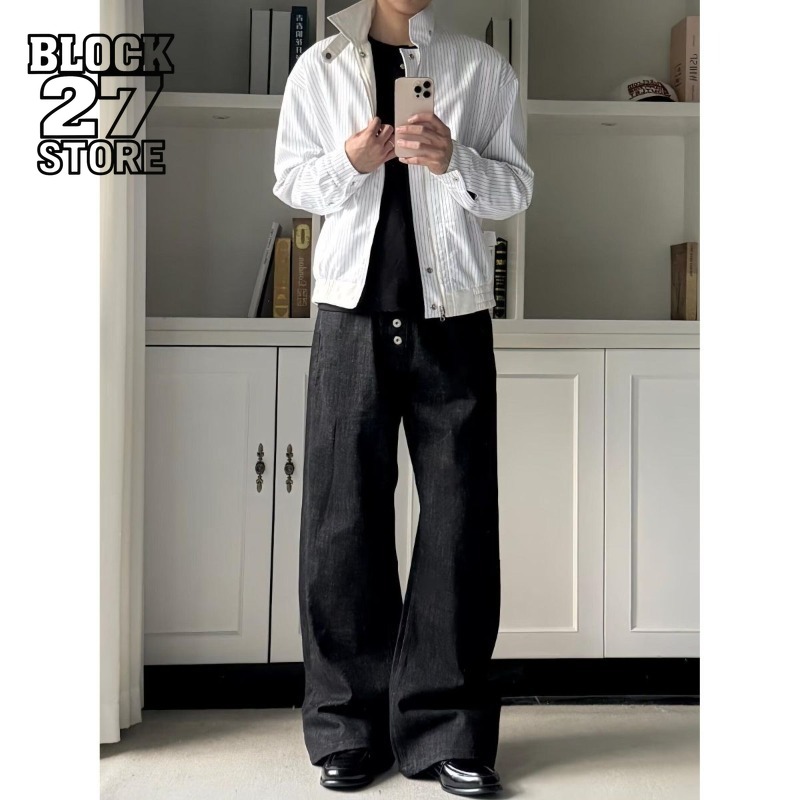 Jeans Pants Fashion Men - Mens Jeans Harajuku Summer Letter Print
