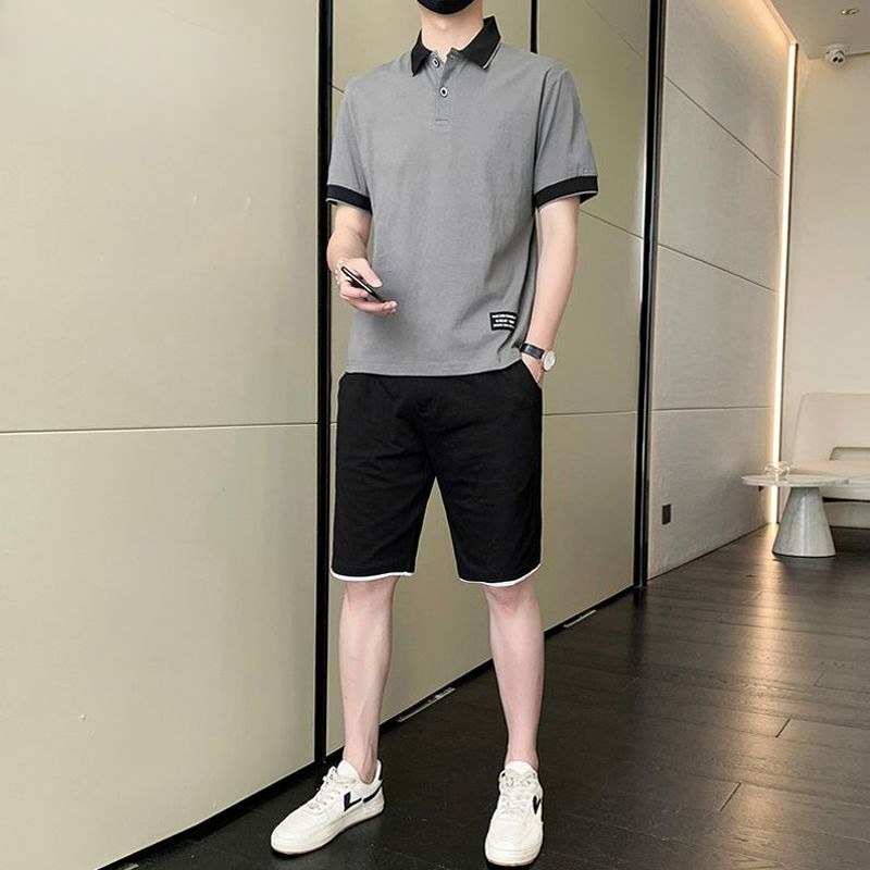 Men'S Fashion Polo Shirt - Men's Pure Cotton Polo Shirt Shorts