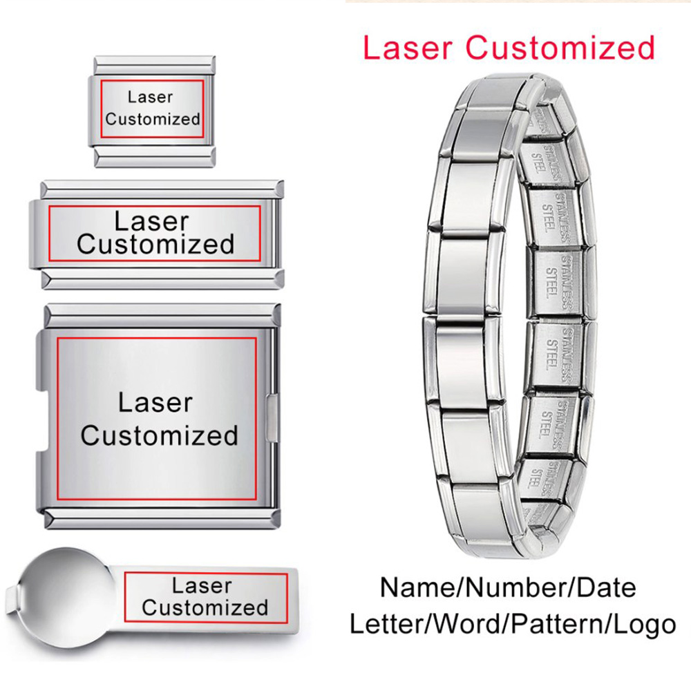 Men'S Fashion Jewelry Bracelets - URING Customization Personalization Bulk Italian Charm