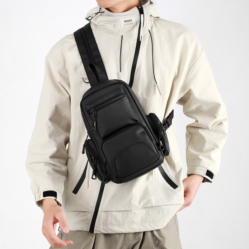 New Men's Chest Bag Casual Fas - đánh giá và giá Crossbody Bag Men