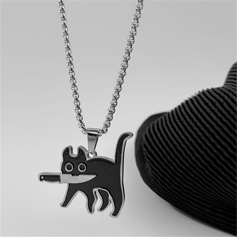 Hip Hop Fashion Knife Cat Long - đánh giá và giá Mens Fashion Mullet