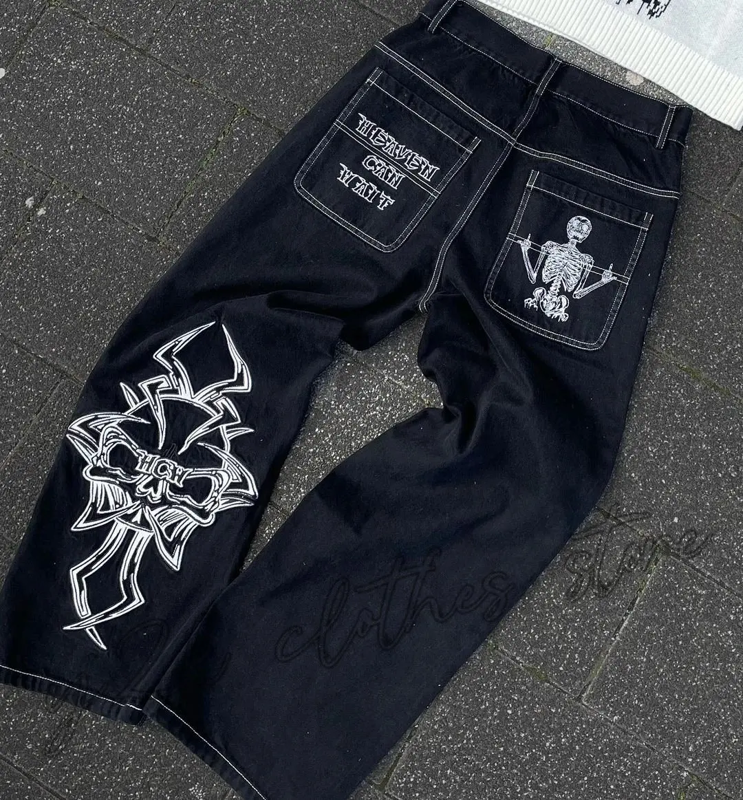 2025 New Prints Jeans Men Stre - đánh giá và giá Men'S Fashion With Baggy Jeans