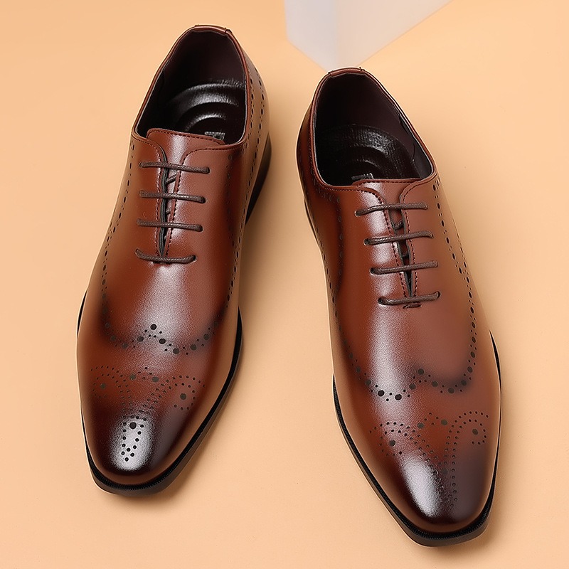 Goodyear Handmade Leather Men' - đánh giá và giá Oxford Shoes Brogue
