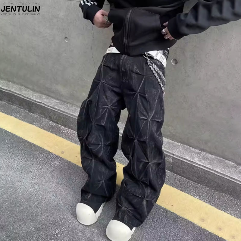 Y2K Aesthetics New Pattern Emb - đánh giá và giá Men'S Fashion With Baggy Jeans
