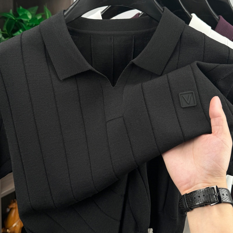 Luxury Brand Men's V-Neck Knit - đánh giá và giá Mens Fashion Mullet