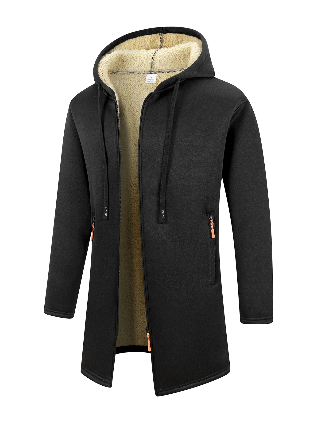 Men's Winter Warm Long Coat Zi - đánh giá và giá Windbreaker Men Zip