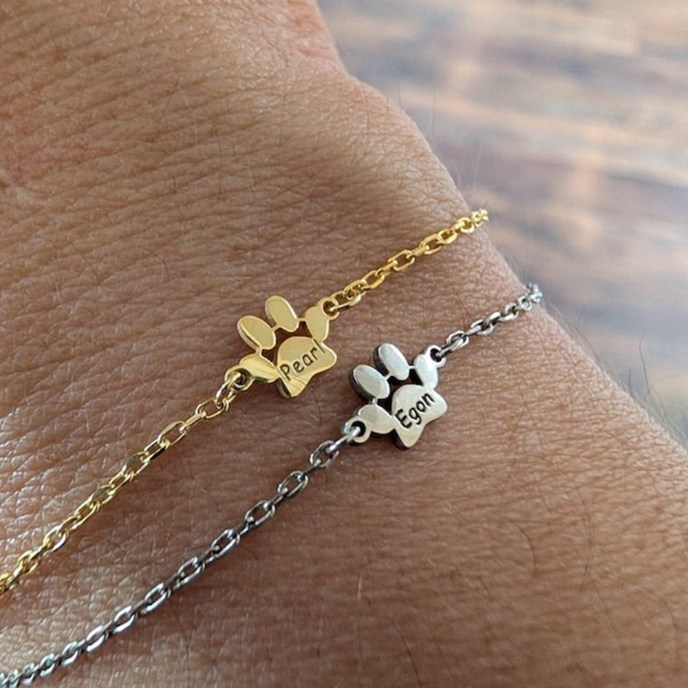 Custom Paw Print Anklet Bracel - đánh giá và giá Men'S Fashion Jewelry Bracelets