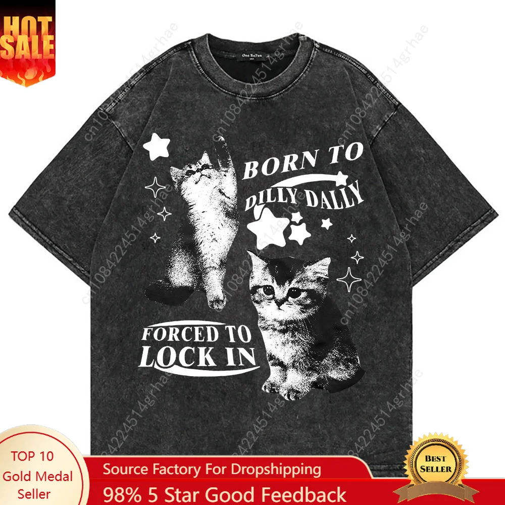 100% Cotton Vintage Washed Y2k - đánh giá và giá Men'S Fashion V Neck T Shirts