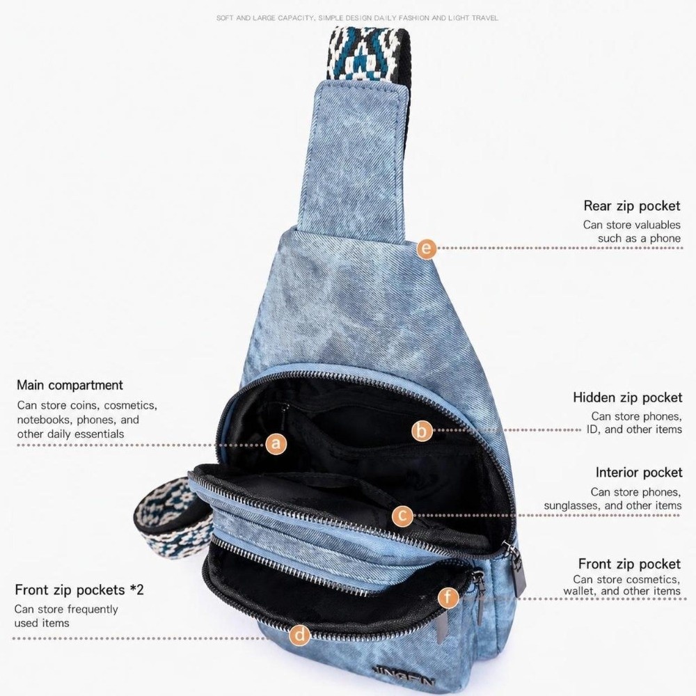 Fashion PU Leather Chest Bags  - đánh giá và giá Crossbody Bag Men