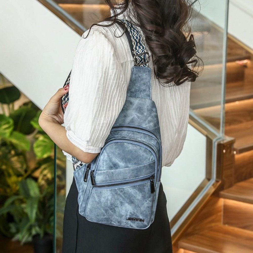 Fashion PU Leather Chest Bags  - đánh giá và giá Crossbody Bag Men