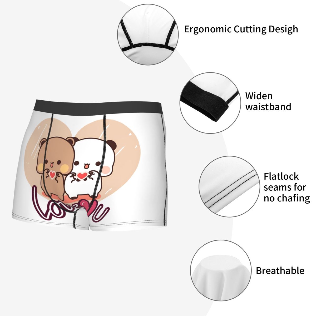 Fashion Panda And Brownie Boxe - đánh giá và giá Men'S Fashion Underwear