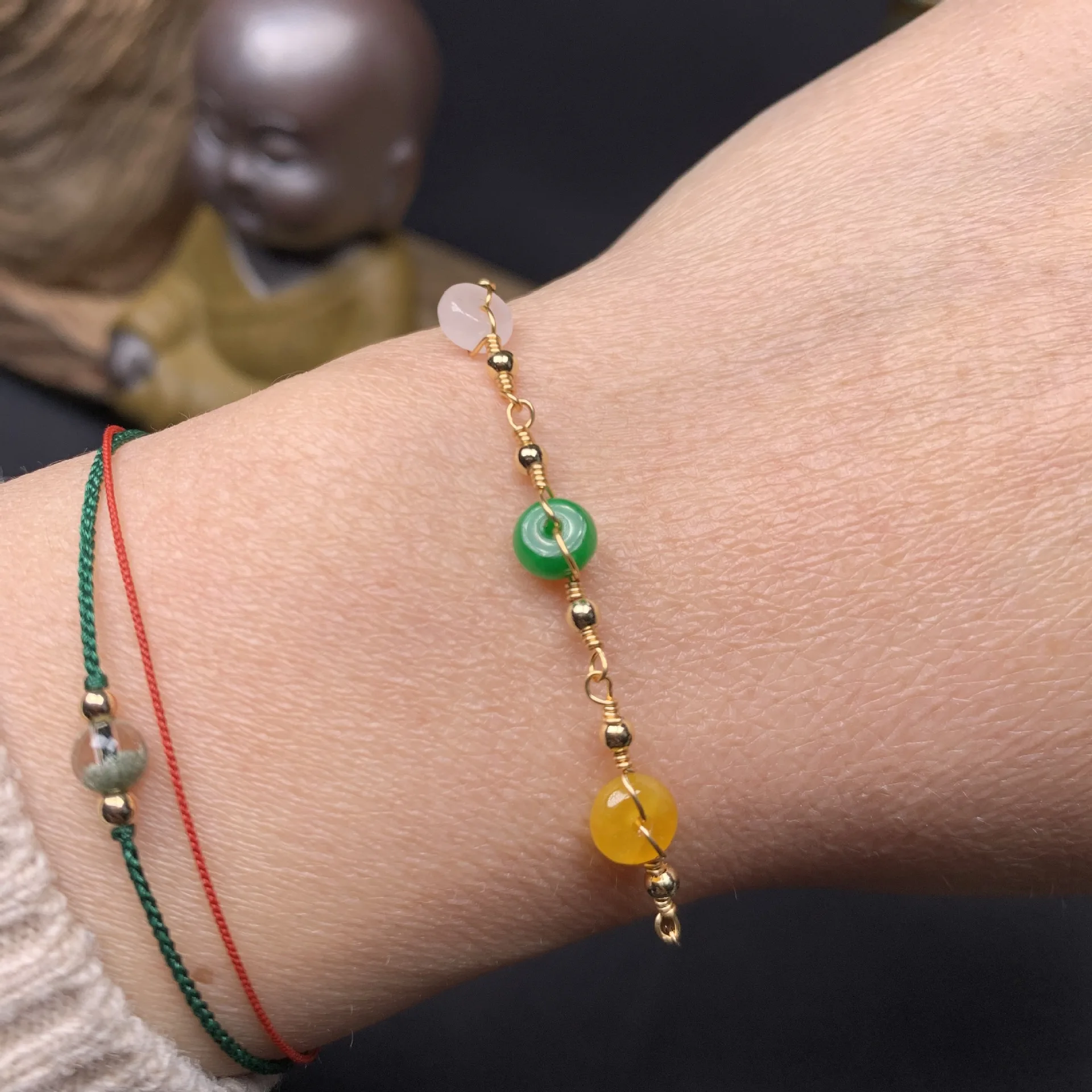 Vòng Tay Ngọc Nữ Charm Ngọc Lụ - đánh giá và giá Men'S Fashion Jewelry Bracelets