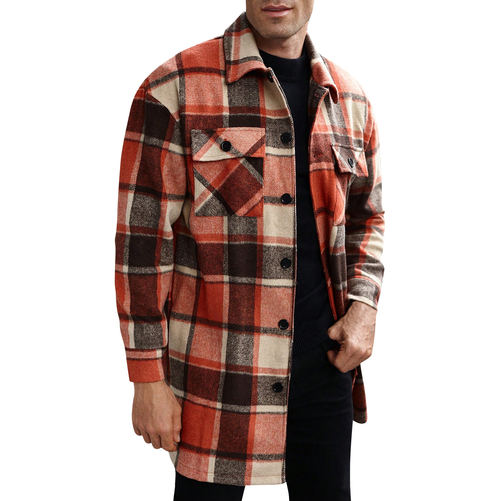 Double Pocket Trench Coat Men' - đánh giá và giá Men'S Fashion X