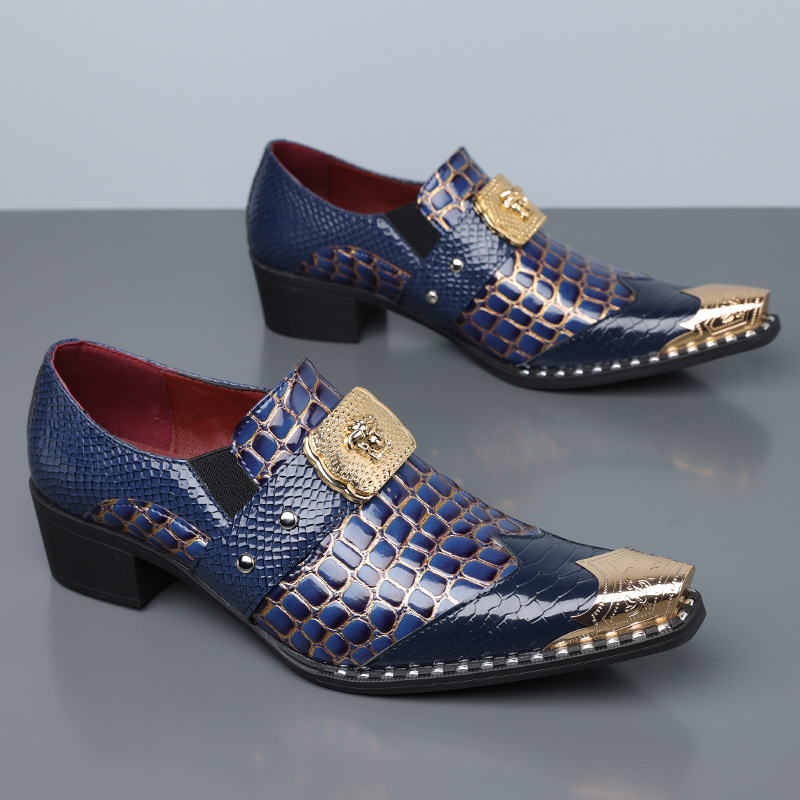 Men's Snake Print Brogue Oxfor - đánh giá và giá Oxford Shoes Brogue