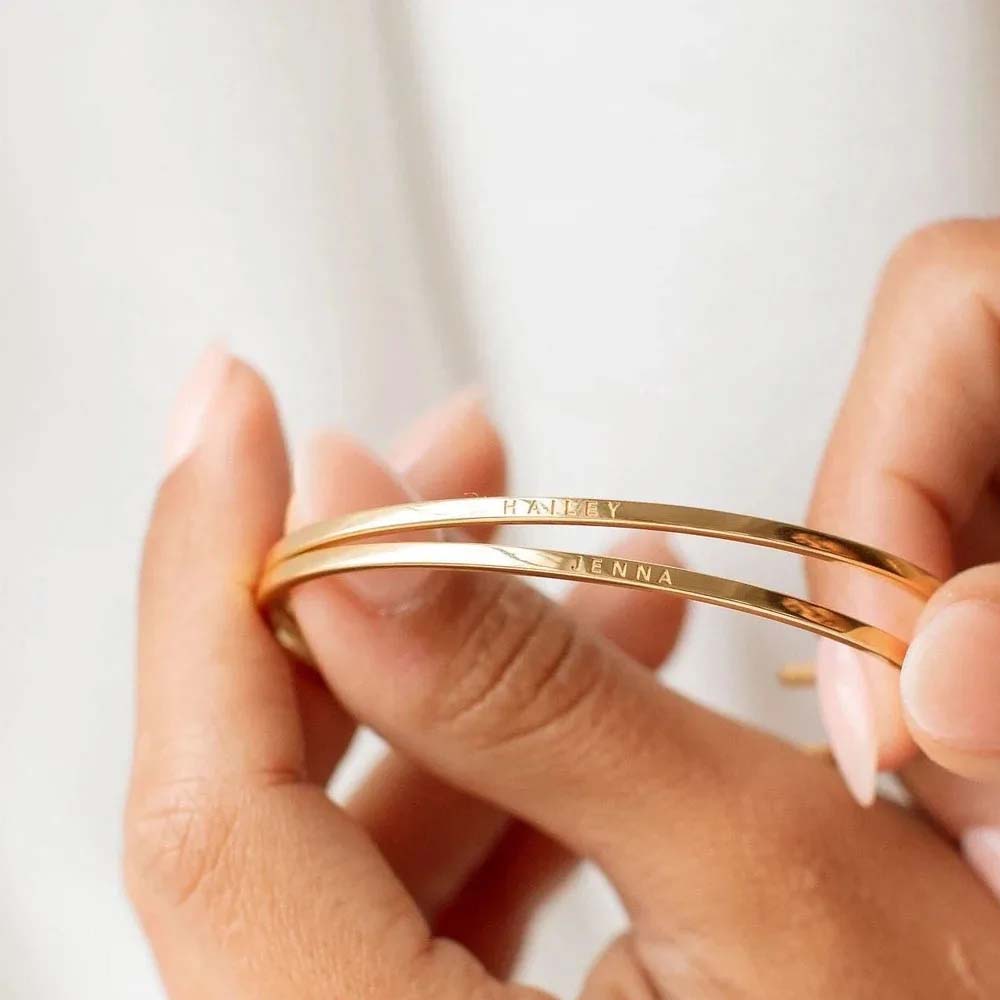 Couple Engrave Name Text Custo - đánh giá và giá Men'S Fashion Jewelry Bracelets