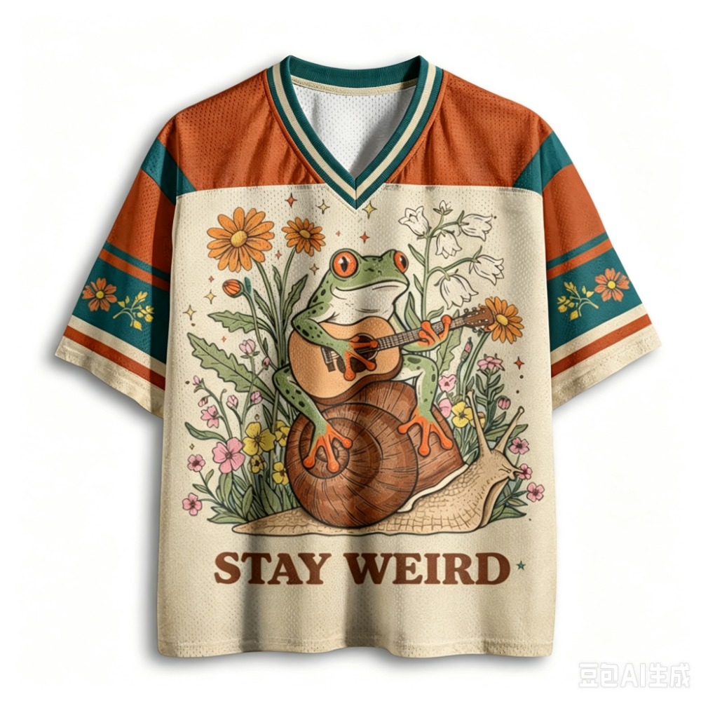 Frog and Snail Illustrations 3 - đánh giá và giá Men'S Fashion V Neck T Shirts