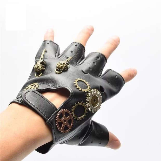 Steampunk PU Leather Fingerles - đánh giá và giá Men'S Fashion Accessories