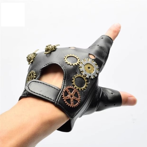 Steampunk PU Leather Fingerles - đánh giá và giá Men'S Fashion Accessories