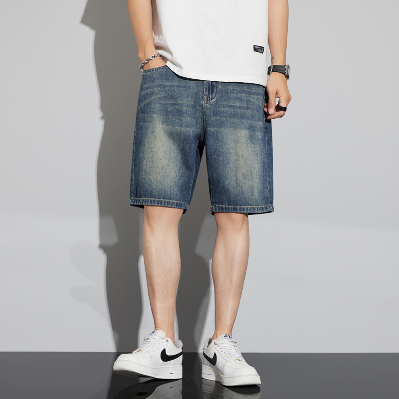 Men's Vintage Denim Shorts Sum - đánh giá và giá Jeans Pants Fashion Men