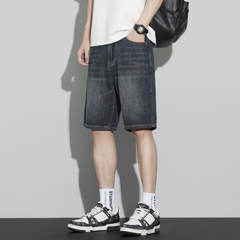 Men's Vintage Denim Shorts Sum - đánh giá và giá Jeans Pants Fashion Men
