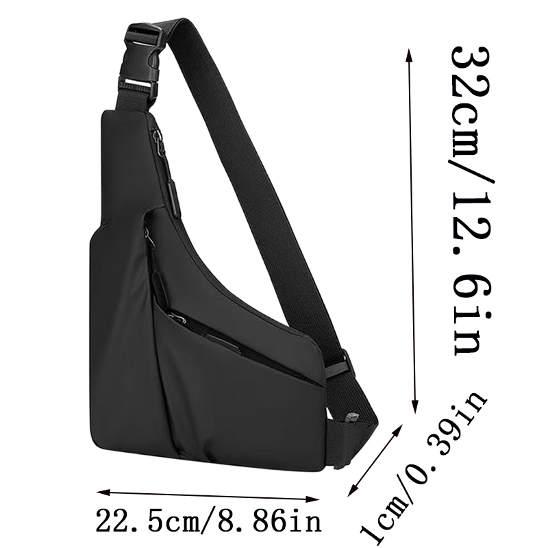 Slim Thin Wear-resistant Chest - đánh giá và giá Crossbody Bag Men