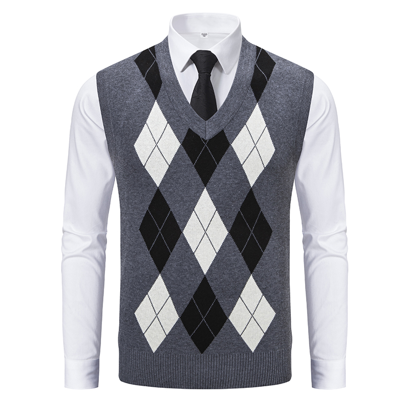 Mens Soft Sweater Vest Spring  - đánh giá và giá Mens Fashion Mullet