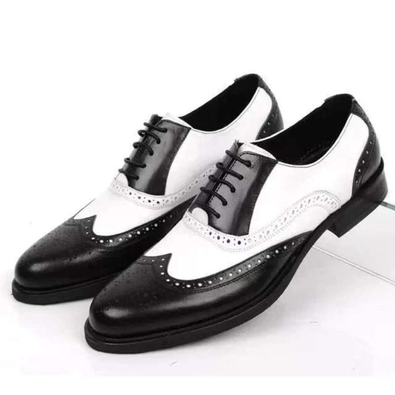 Mixed Colors Mens Dress Shoes  - đánh giá và giá Oxford Shoes Brogue