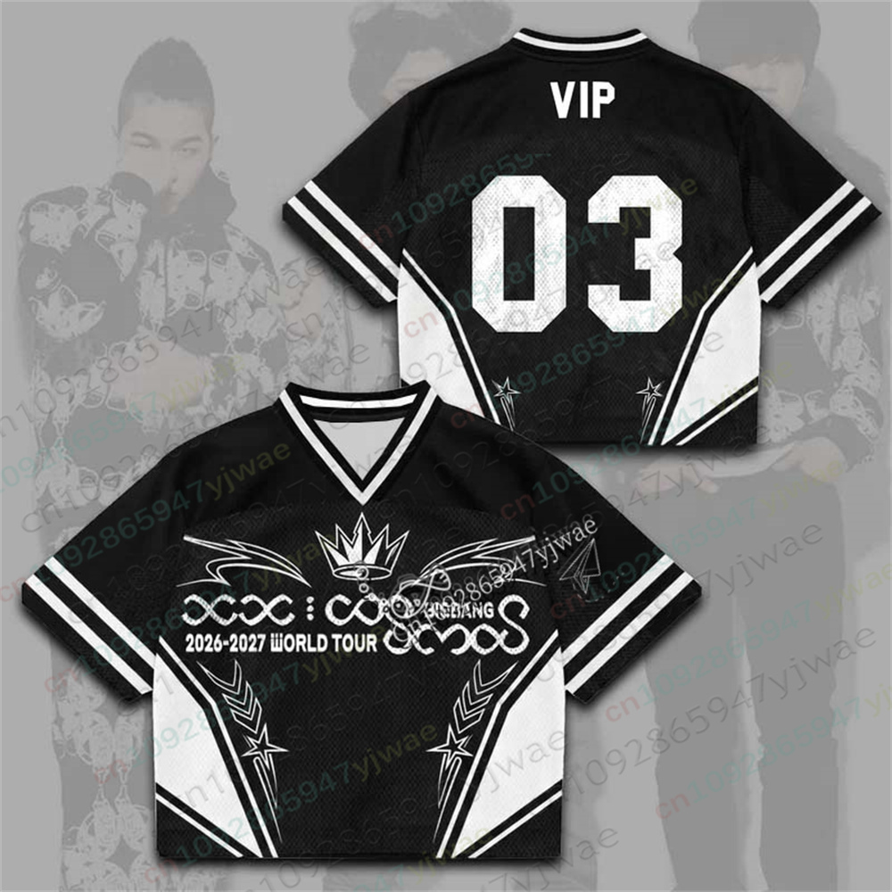 KPOP-Cosmos Piano Mesh Jersey  - đánh giá và giá Men'S Fashion V Neck T Shirts