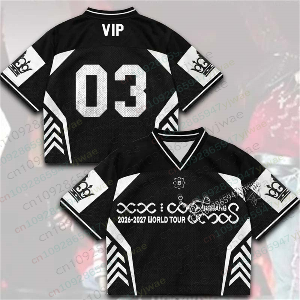 KPOP-Cosmos Piano Mesh Jersey  - đánh giá và giá Men'S Fashion V Neck T Shirts