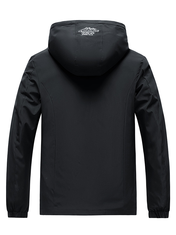 Men Hooded Windbreaker Jacket  - đánh giá và giá Windbreaker Men Zip
