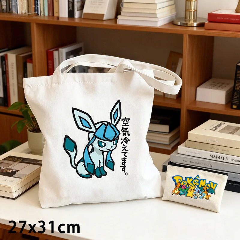 2PCS Pokemoned Canvas Bag and  - đánh giá và giá Crossbody Bag Men