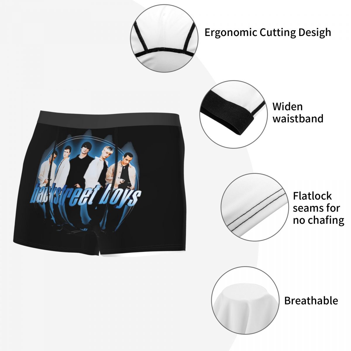 Fashion Backstreets Pop Music  - đánh giá và giá Men'S Fashion Underwear