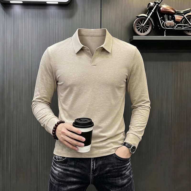 Men's Business Casual Long Sle - đánh giá và giá Men'S Fashion Polo Shirt