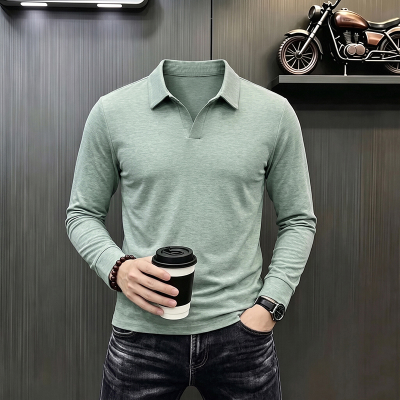 Men's Business Casual Long Sle - đánh giá và giá Men'S Fashion Polo Shirt