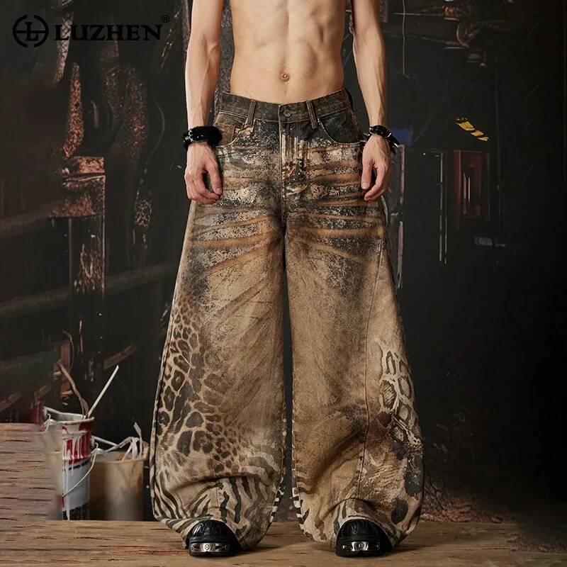 LUZHEN 2026 New Original Y2K S - đánh giá và giá Men'S Fashion With Baggy Jeans