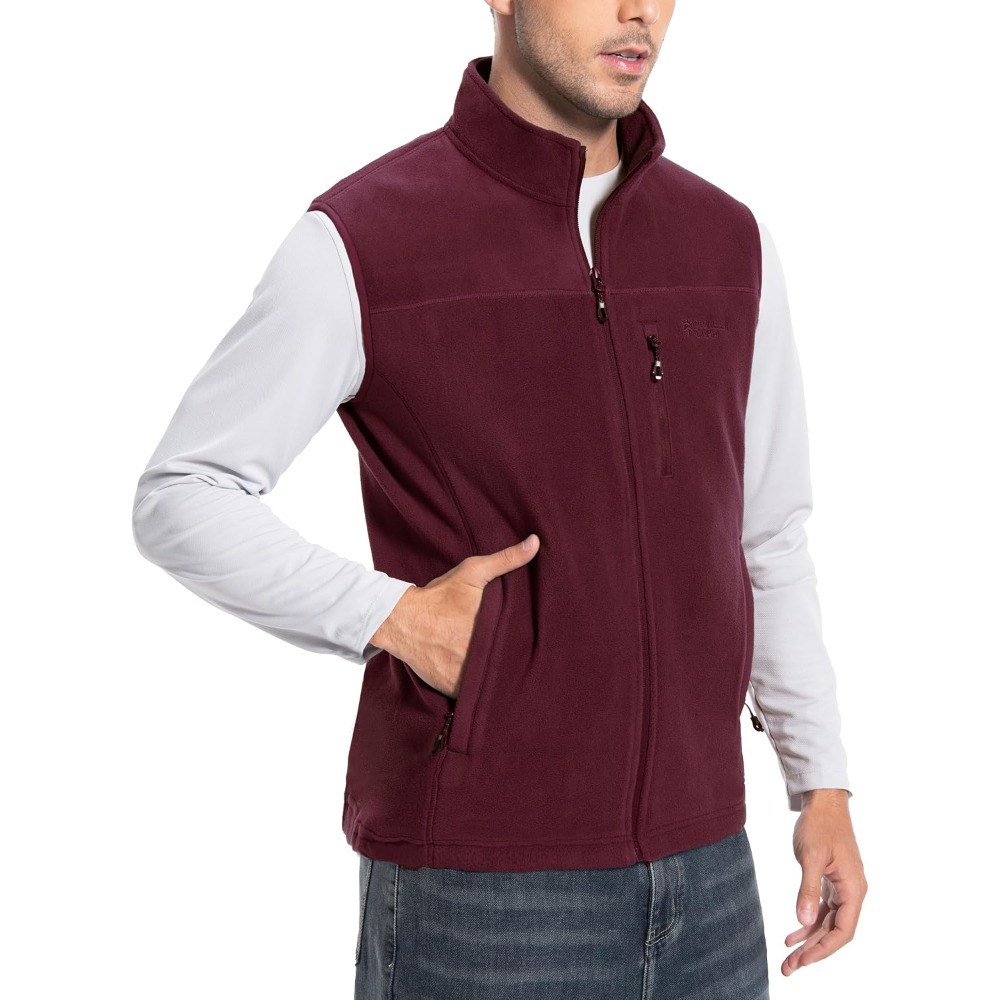 Pioneer Camp Fleece Vest Men's - đánh giá và giá Windbreaker Men Zip