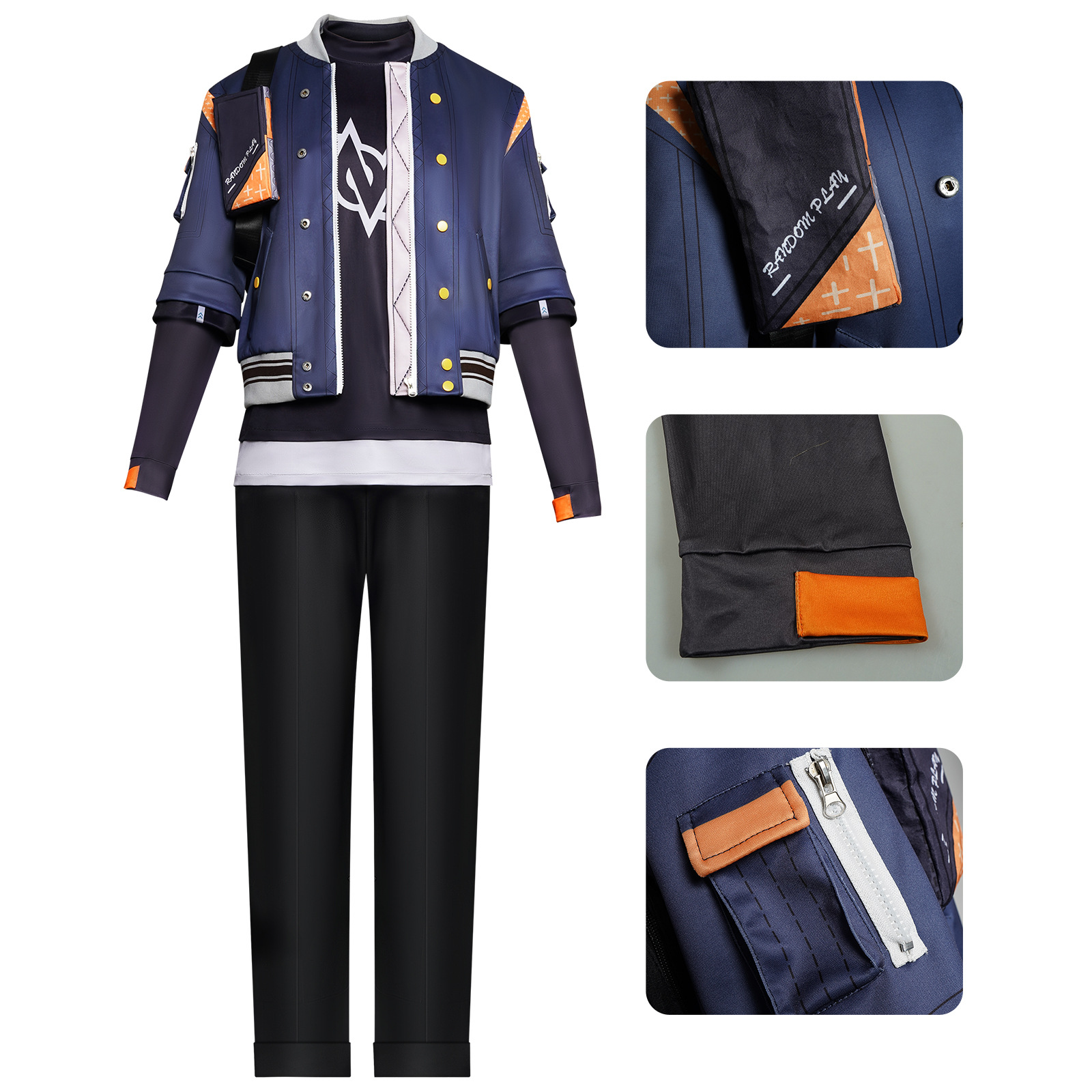 Wise Cosplay Costume Zenless Z - đánh giá và giá Crossbody Bag Men