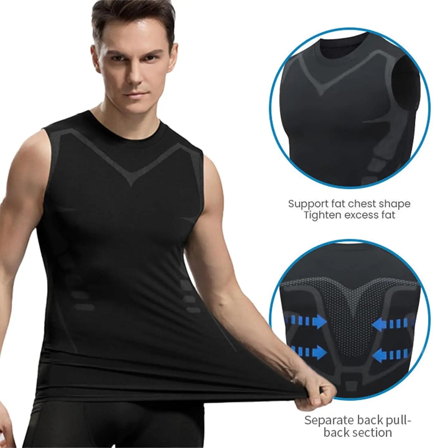 New Mans Compression Tank Top  - đánh giá và giá Muscle Tee Workout