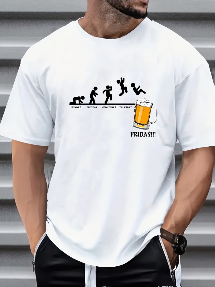 Mens Summer Crew Neck T Shirt  - đánh giá và giá Men'S Fashion Evolution