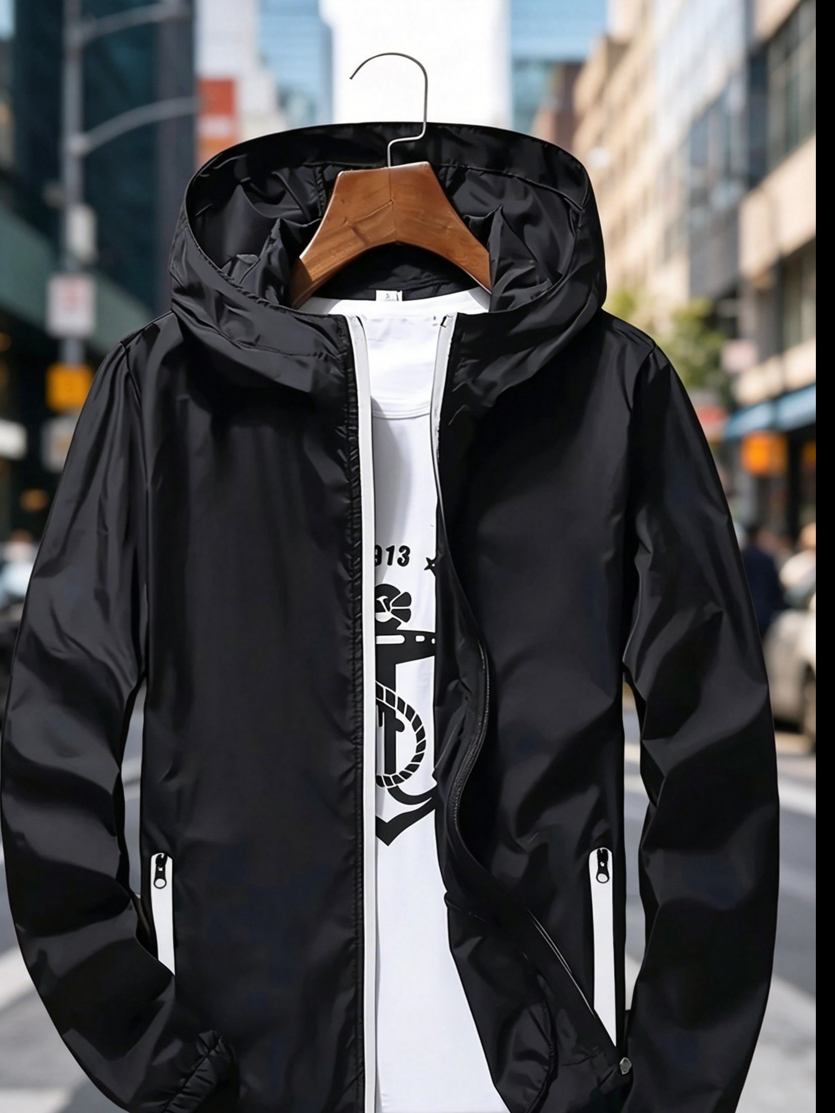 Men's Premium Lightweight Hood - đánh giá và giá Windbreaker Men Zip