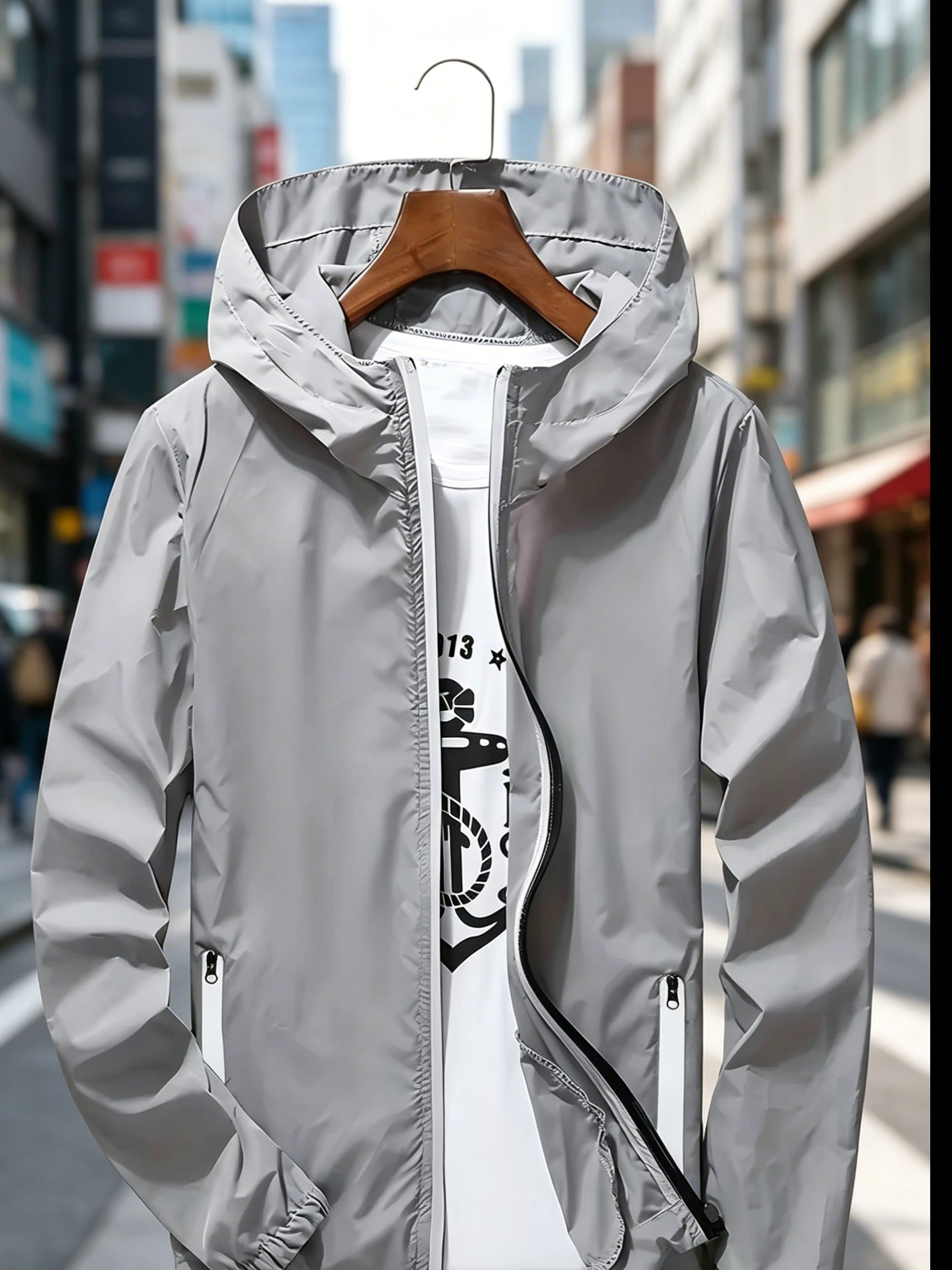 Men's Premium Lightweight Hood - đánh giá và giá Windbreaker Men Zip
