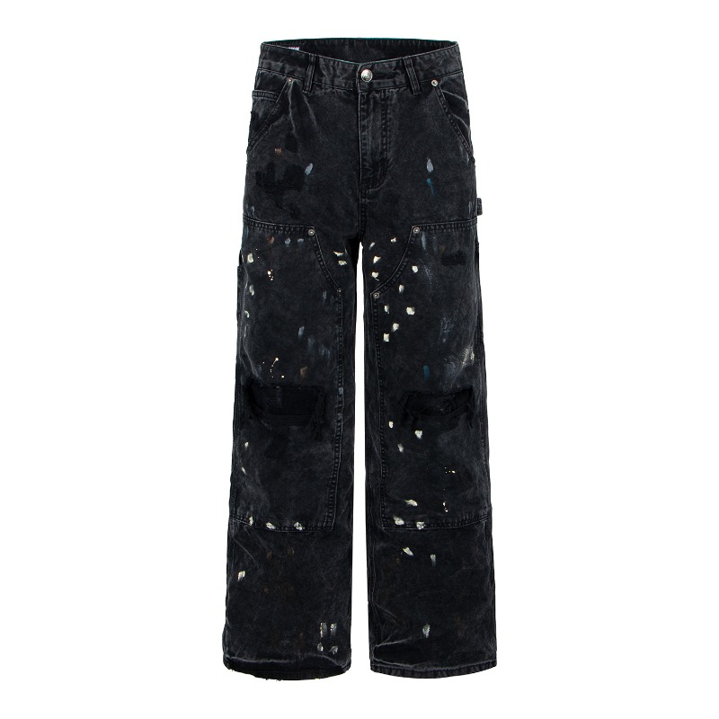 American Retro High Street Rip - đánh giá và giá Jeans Pants Fashion Men