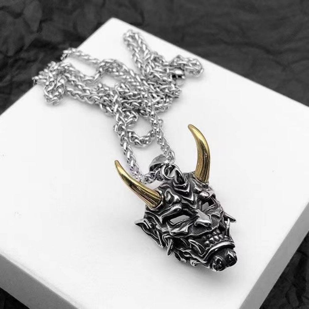 Fashion Gothic Devil Mask Pend - đánh giá và giá Mens Fashion Mullet
